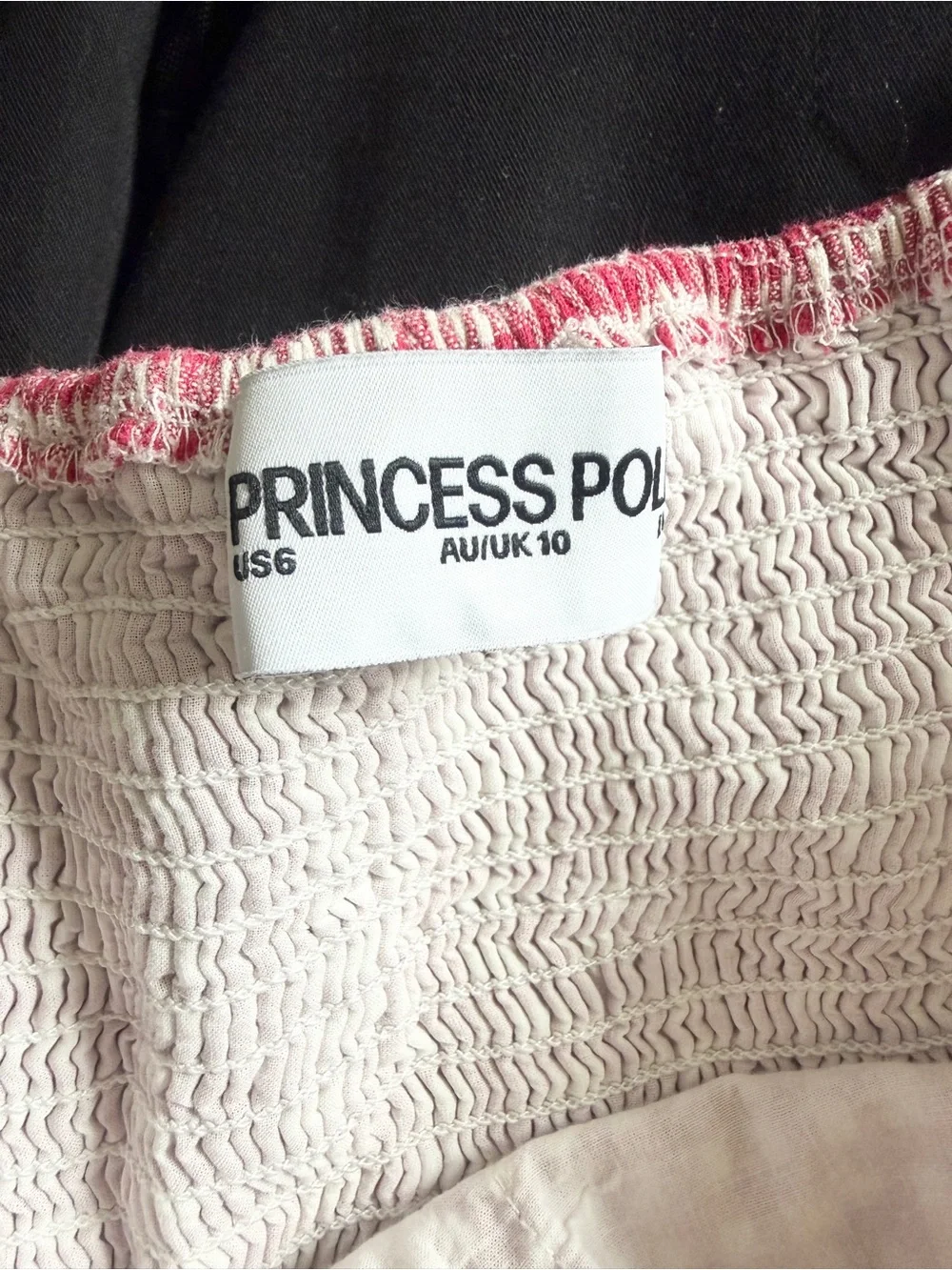 Princess Polly SIZE 6 Toulouse mini red gingham dress - Picture 5 of 6